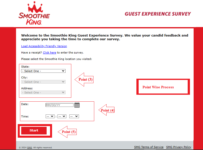 Smoothie King Guest Experience Survey